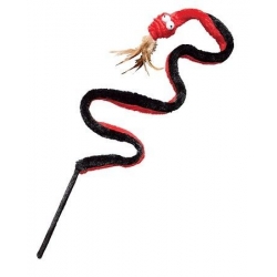 KONG Snake Teaser wąż na pluszowej wędce 100cm kocia zabawka
